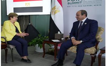   الرئيس السيسي يعرب عن تقدير مصر للتعاون المثمر مع صندوق النقد الدولي