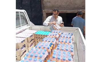  ضبط أغذية غير صالحة في البداري بأسيوط