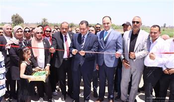 محافظ دمياط يفتتح محطة رفع صرف صحي "كرم ورزوق"