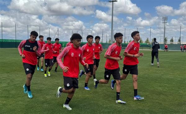 منتخب الناشئين يختتم استعداداته اليوم لمواجهة تونس في أمم إفريقيا