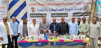   محافظ الدقهلية يتابع القوافل البيطرية بالمحافظة