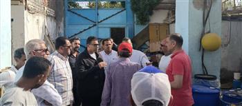   إغلاق مصنع مخالف للمنظفات والأسمدة بالسويس
