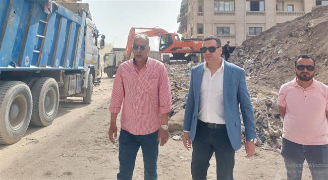 نائب محافظ بورسعيد يتفقد أعمال إزالة الرتش بمنطقة بروتكس بالضواحي 