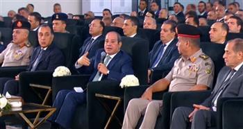 السيسي: إنشاء الترع في عهد محمد على كان طبيعي.. لكننا نتحرك الآن عكس قوانين الطبيعة