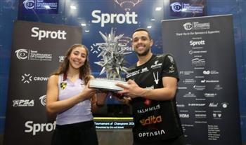   مصطفى عسل وهانيا الحمامي في الصدارة التصنيف العالمي للاسكواش