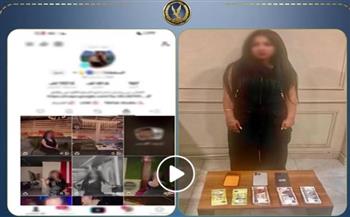   القبض على سيدة لنشرها فيديوهات غير لائقة