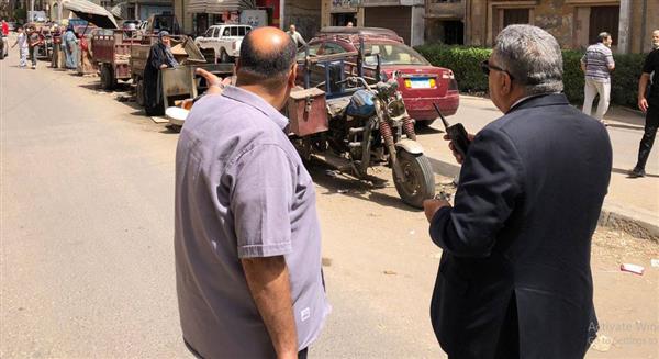 محافظ الدقهلية يقود حملة لإزالة الإشغالات بشوارع الدراسات وعبده معروف في المنصورة