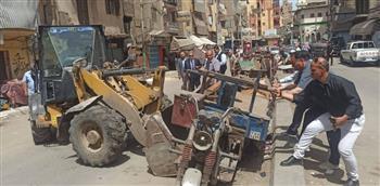 حملات مكبرة بالمنصورة.. إزالة الإشغالات وإعادة الانضباط للشوارع