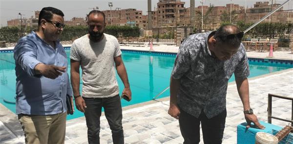 غلق 3 حمامات سباحة مخالفة خلال حملة متابعة موسعة بالقليوبية