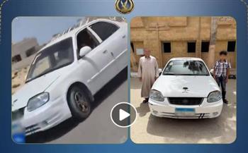   ضبط طفل يقود سيارة بالعريش بعد فيديو متداول على مواقع التواصل