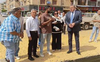   نائب محافظ القاهرة يتفقد تطوير ميدان الأميرية وتحويله لسوق حضاري