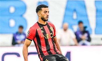   استبعاد محمد عبد المنعم من قائمة نيس لمواجهة لانس في نهائي كأس فرنسا