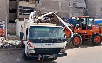 محافظ الغربية : رفع 520 طن مخلفات والتعامل مع 10 بؤر بالمراكز والمدن