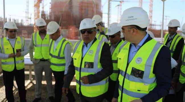 وزير الكهرباء يتابع سير العمل بمشروع المحطة النووية بالضبعة  