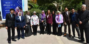   عميد طب قصر العيني جامعة القاهرة يفتتح المعرض الخيري الثاني عشر لمستشفى المنيل قبلي