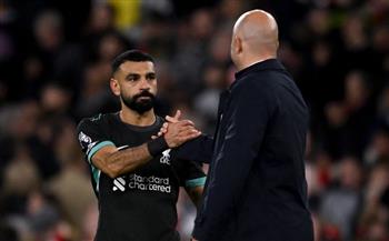   قبل ختام الدوري.. إشادة تاريخية من مدرب ليفربول بـ محمد صلاح