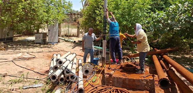 مياه الوادي الجديد تعيد تشغيل محطة الفرافرة