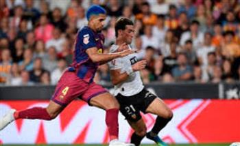   برشلونة ينهى مشوارة بالدورى الاسبانى بخسارة أمام فالنسيا