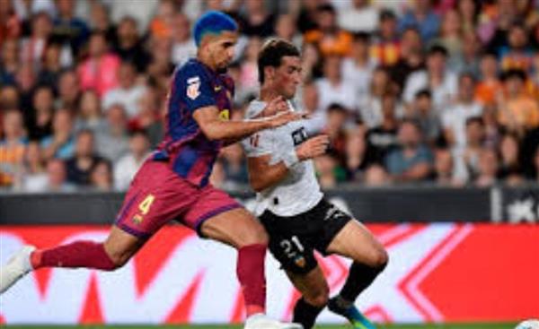 برشلونة ينهى مشوارة بالدورى الاسبانى بخسارة أمام فالنسيا