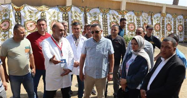 محافظ القليوبية يتفقد مجازر الخانكة والقلج