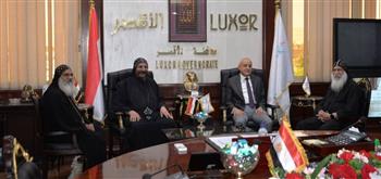   محافظ الأقصر يستقبل وفدا من دير ماري جرجس بالرزيقات للتهنئة بعيد الأضحى
