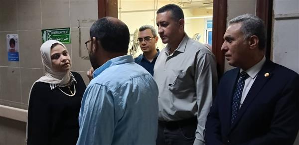 مدير تأمين القليوبية تتابع استعدادات العيد بمستشفى النيل