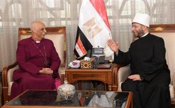   وزير الأوقاف يستقبل وفد الكنيسة الأسقفية الأنجليكانية بمصر للتهنئة بعيد الأضحى المبارك 