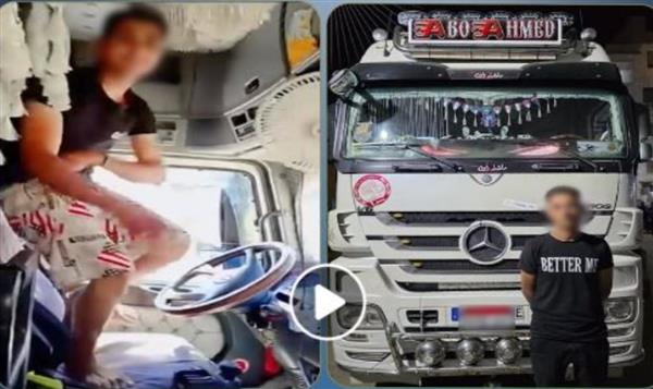 ضبط سائق نقل ثقيل "يرقص" أثناء القيادة في الجيزة