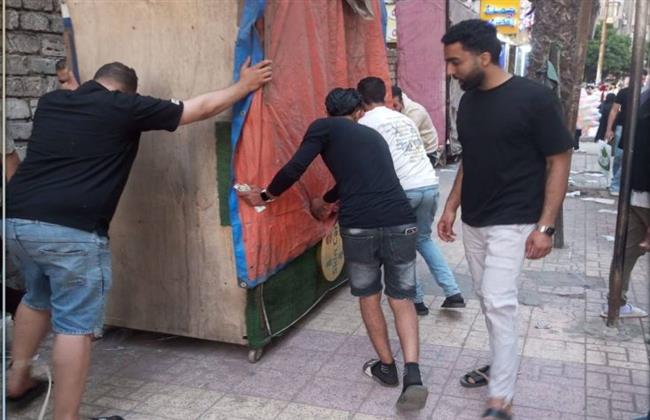 الإسكندرية تزيل 123 حالة إشغال بشارع الجلاء بحي شرق