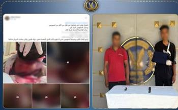   ضبط الجناة الهاربين في واقعة إصابة شاب ببني سويف