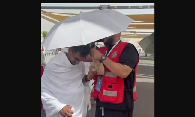 مبادرات تطوعية في عرفات للتخفيف من حرارة الطقس على الحجاج