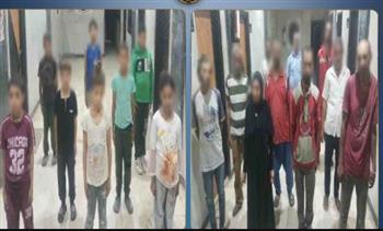   ضبط تشكيل يستغل أطفالًا في أعمال تسول بالقاهرة وإنقاذ 8 أحداث من الشارع