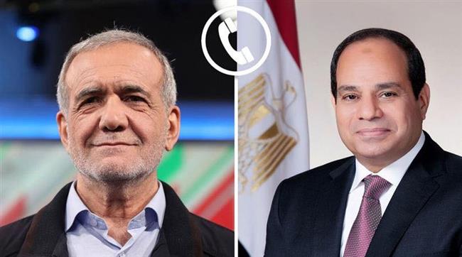 الرئيس السيسي يؤكد لنظيره الإيراني رفض مصر لأي اعتداء على سيادة دول الخليج