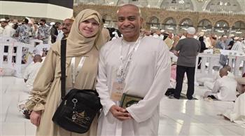  سامح حسين يؤدي مناسك الحج مع زوجته: اللهم تقبل يارب.. العيد بتاعي