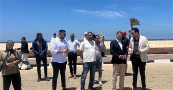   نائب محافظ الدقهلية يتفقد مدينة جمصة 