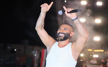   أحمد سعد يتألق في حفل العيد بالغردقة