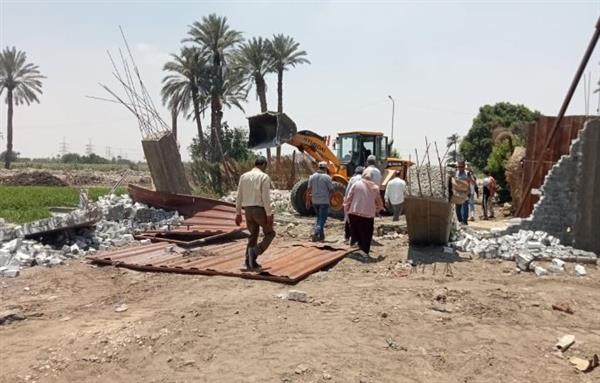 56 حالة إزالة جديدة ضمن الموجة 29 لإزالة التعديات بمحافظة الجيزة