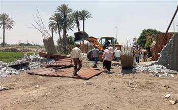   ٥٦ حالة إزالة جديدة ضمن الموجة ٢٩ لإزالة التعديات بمحافظة الجيزة 