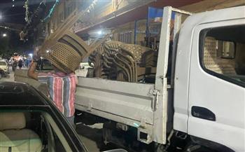   الجيزة تواصل حملات رفع الإشغالات بالعمرانية