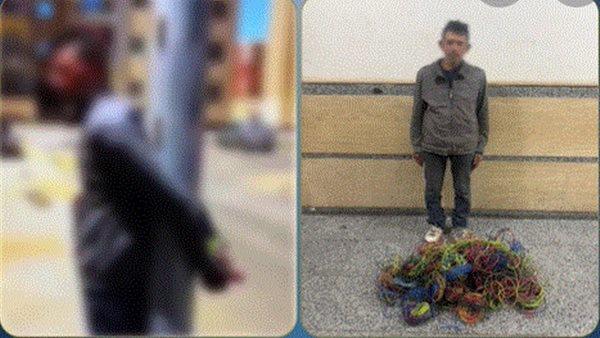 الأمن يكشف تفاصيل واقعة ربط شخص بعمود إنارة في الجيزة
