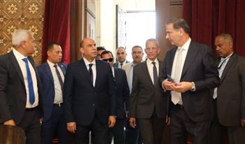 وزير الزراعة يستقبل وزيري العمل وشئون المجالس النيابية في جولة تفقدية للمتحف الزراعي