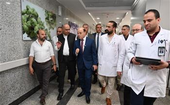 محافظ الغربية يتفقد مستشفى طنطا العام الجديد