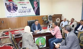    محافظ المنوفية يدشن أولى محطات مبادرة " كلنا عندك" من قويسنا 