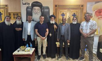   محافظ أسوان يزور دير القديس العظيم الأنبا باخوميوس بمدينة إدفو 
