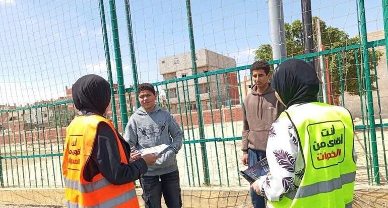 صندوق مكافحة الإدمان ينفذ أنشطة للشباب ببئر العبد والعريش خلال عيد الأضحى