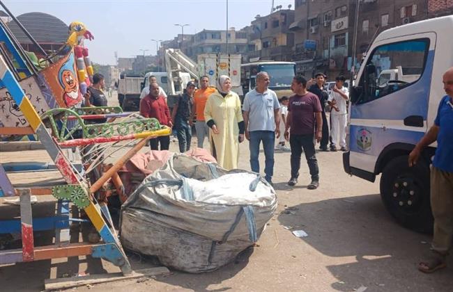 حي غرب شبرا الخيمة يلاحق الإشغالات والنباشين