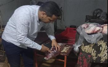   ضبط 72 كجم كبدة فاسدة بالسويس وإجراءات قانونية ضد محل مخالف