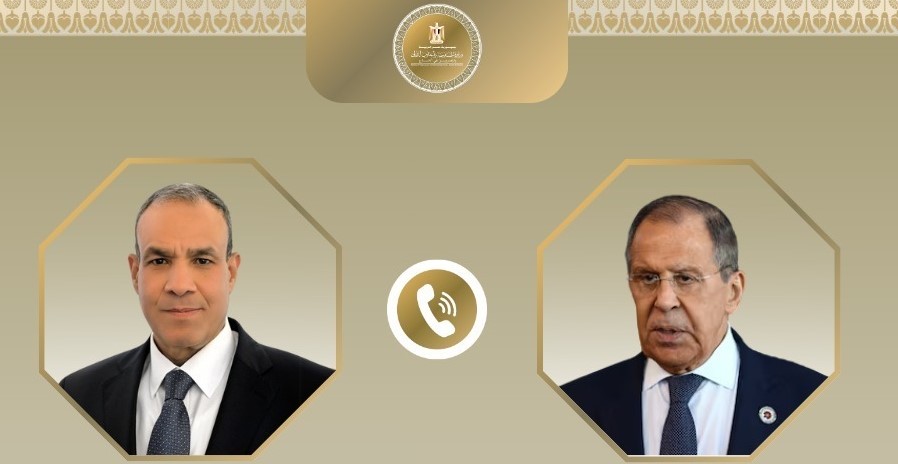 وزير الخارجية يبحث مع نظيره الروسي المسار التفاوضى بين أمريكا وإيران