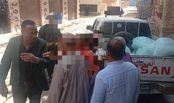   ضبط طن ونصف دقيق مدعم قبل بيعه في السوق السوداء بالمنوفية