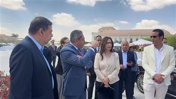 وزيرة الثقافة تقوم بجولة ميدانية في رحاب مدينة الفنون والثقافة